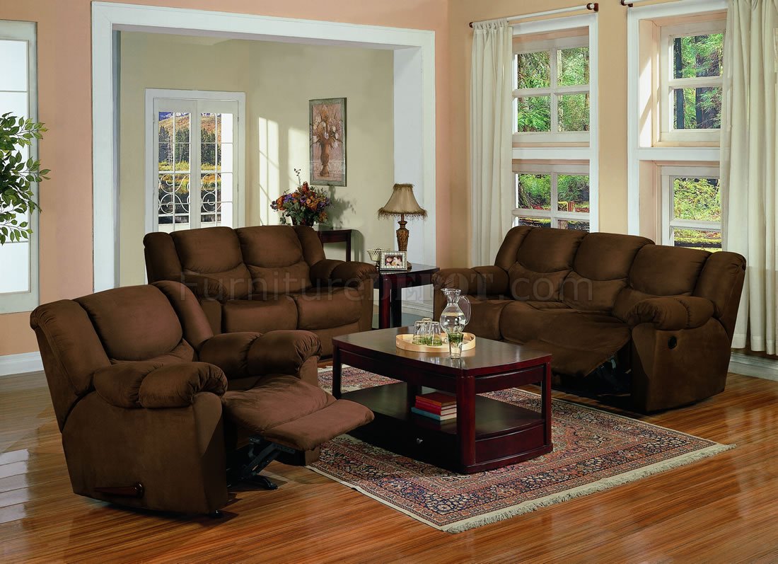 chocolate brown living room sets