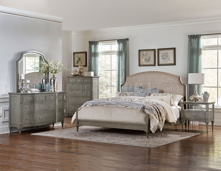 Albright Bedroom Set 1717 In Barnwood Gray By Homelegance