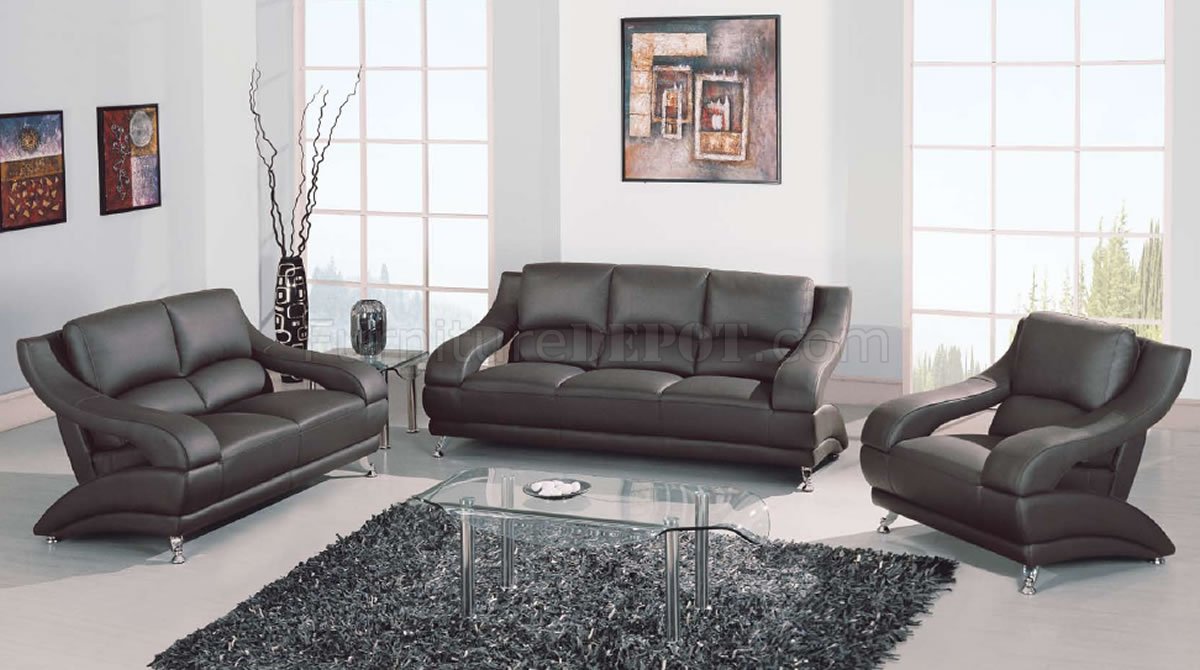 gray leather living room chairs