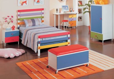 Childrenbedroom Furniture Sale on Children S Bedroom With Multi Color Finish At Furniture Depot