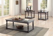 Amaryllis 3560-31 Coffee Table 3Pc Set Dark Grey by Homelegance