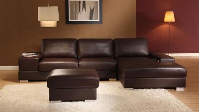  York Brown Convertible Chair  on Sectional Sofa Cvss New York Brown At Furniture Depot