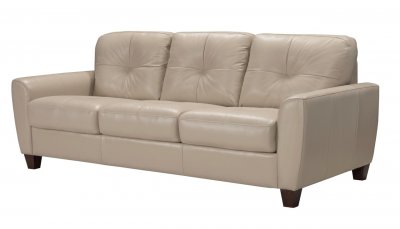 roma beige sofa leather piace mi genuine bed dark