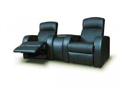 Home Theater Furniture on Leatherette Home Theater Recliners W Storage Wedge At Furniture Depot