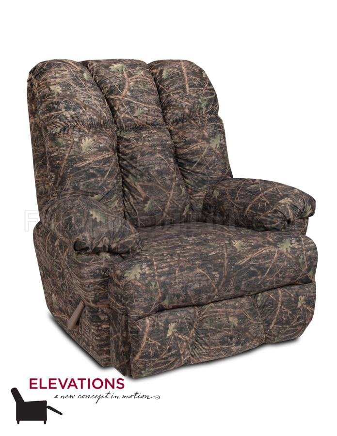 modern recliner on Multicolor Cammo Fabric Stylish Modern Recliner At Furniture Depot