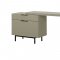 Angel Modern Office Desk in Taupe High Gloss by J&M