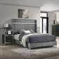 Lucia Bedroom Set 5Pc 224991 in Gray & Black by Coaster