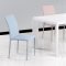 Fiona White Gloss Finish Modern 5Pc Dining Set by Chintaly