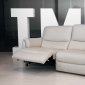 Ziwa 8005 Genuine Leather Sofa w/Power Recliner & Options