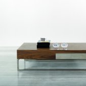 107A Coffee Table by J&M w/Chrome Legs