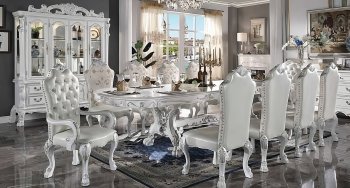 Dresden Dining Table DN01694 in Bone White by Acme w/Options [AMDS-DN01694-DN02242 Dresden]