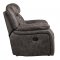 Madrona Hill Recliner Sofa 9989DB in Dark Brown by Homelegance