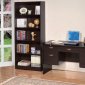 Espresso Finish Modern Writing Desk w/5 Drawers & Optional Items