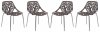 Asbury Set of 4 Dining Chairs AC16TP in Taupe by LeisureMod