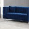 Mariel Sofa 629 in Navy Velvet Fabric by Meridian w/Options