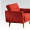 Sisilla 52660 Sofa & Loveseat Set in Red Linen by Acme w/Options