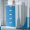 YA100 Kids Bedroom in White & Blue by Pantek w/Options