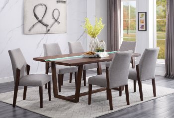 Benoit Dining Room Set 5Pc 72295 in Brown by Acme w/Options [AMDS-72295-Benoit]