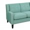 Roweena Sofa & Loveseat Set 1218TL in Teal Fabric by Homelegance