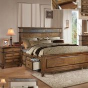 Arielle 24480 Bedroom in Oak by Acme w/Optional Casegoods