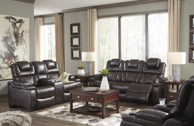 Warnerton Power Motion Sofa 75407 Chocolate by Ashley w/Options