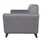 Luray Sofa LL90LGRW in Light Grey Wool by LeisureMod w/Options