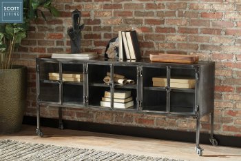 951032 Accent Cabinet in Black - Scott Living by Coaster [CRCA-951032]