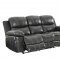 Cadence Motion Sofa in Gray Fabric by NCFurniture w/Options