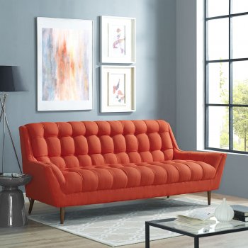 Response EEI-1788 Sofa in Atomic Red Fabric by Modway w/Options [MWS-EEI-1788-ATO-Response]