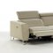 Pacha Power Motion Sectional Sofa in Beige Leather by IDP Italia