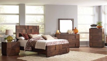 Gallagher 200851 Bedroom Set 5Pc in Brown by Coaster [CRBS-200851 Gallagher]