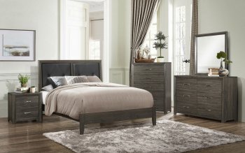 Edina 5Pc Bedroom Set 2145NP in Brown-Gray by Homelegance [HEBS-2145NP-Edina]