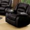 9171/9241 Reclining Sofa in Black Bonded Leather w/Options