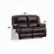 Zuriel Motion Sofa LV52280 in Brown PU by Acme w/Options