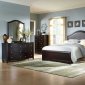 Deep Espresso Finish Contemporary Bedroom w/Optional Items