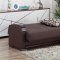 Alpine Sofa Bed in Brown Bonded Leather by Empire w/Options