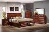 B2700 Bedroom in Oak w/2 Drawer Bed & Jewerly Dresser