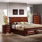 B2700 Bedroom in Oak w/2 Drawer Bed & Jewerly Dresser