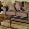 2700 Vicky Sofa & Loveseat Set in Mocha/Chocolate by Chelsea