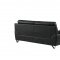 U8360 Sofa in Black Leather Gel by Global w/Options