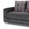 Mondo Sofa Bed Convertible in Gray Fabric by Casamode w/Options