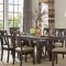 Mattawa Dining Table 5518-78 in Brown by Homelegance w/Options