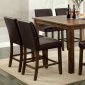 CM3688PT Edinburg Counter Height Dining Table Dark Oak w/Options