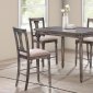 Wallace 71470 Counter Height Dining Set 5Pc Washed Blue by Acme