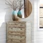 950977 Accent Cabinet in Antique White/Mint by Coaster