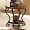 May Coffee & 2 End Tables Set CM4326 in Brown Cherry w/Options