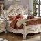 Monaco Bedroom in Antique Style White w/Optional Case Goods