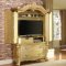 Zelda Bedroom in Gold Tone w/Silver Accent by Meridian w/Options