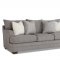 Chadwick Sofa in Gray Fabric by Klaussner w/Options