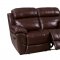 Justine Reclining Sofa CM6784 in Brown Leather Match w/Options